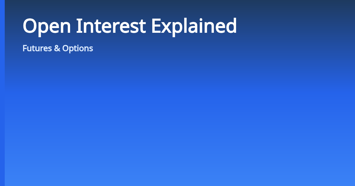 Open Interest Pdf Open Interest Explained | VRD Nation